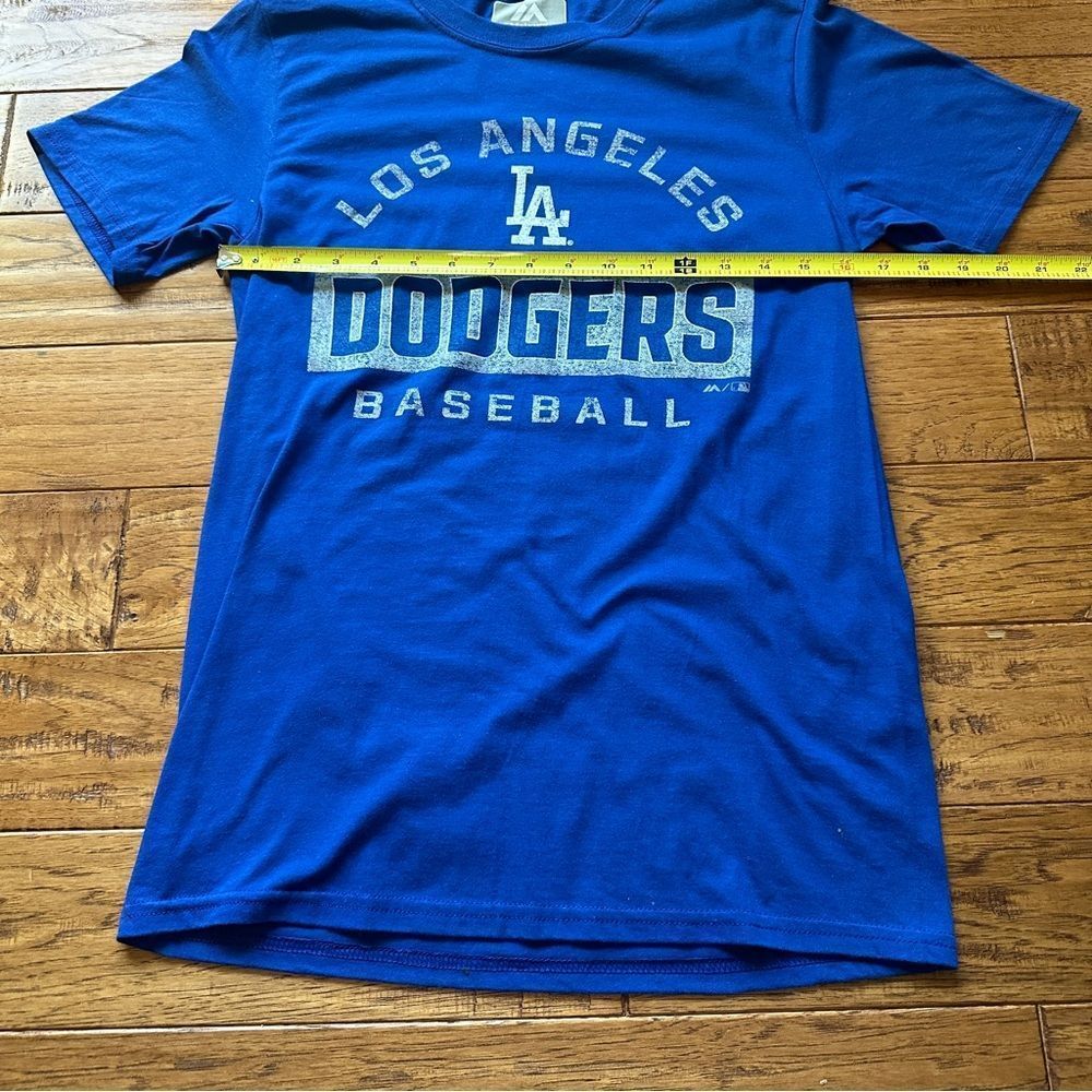 LA Dodgers Blue Crewneck T-shirt majestic - Picture 6 of 6